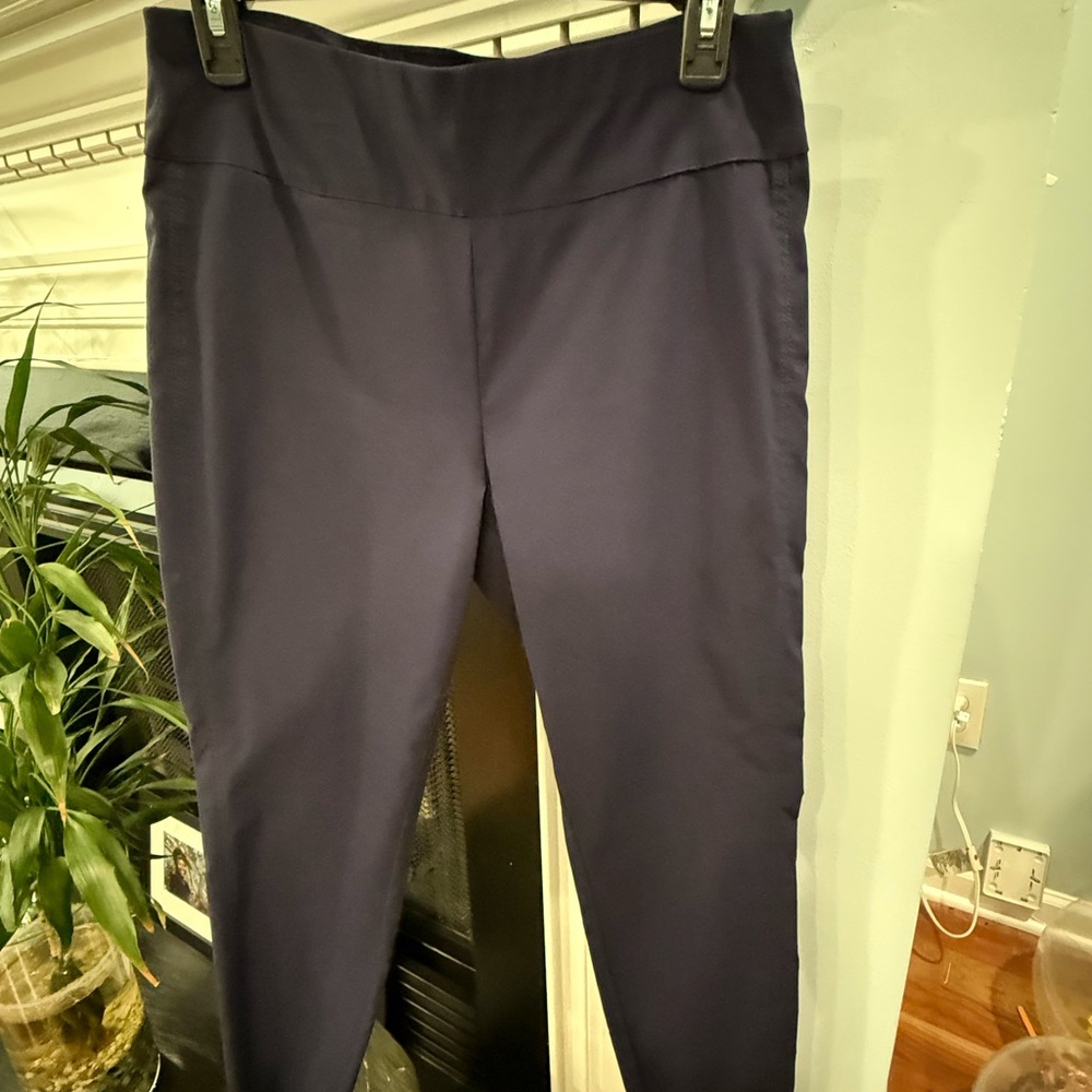 New York & Company Blue Leggings Tailored Fit